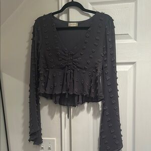 Altar’d State Gray Women's Top